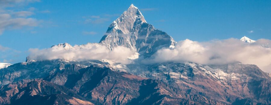 gray and brown mountain